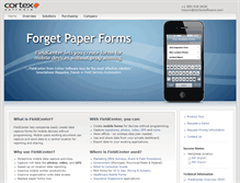 Tablet Screenshot of cortexsoftware.com